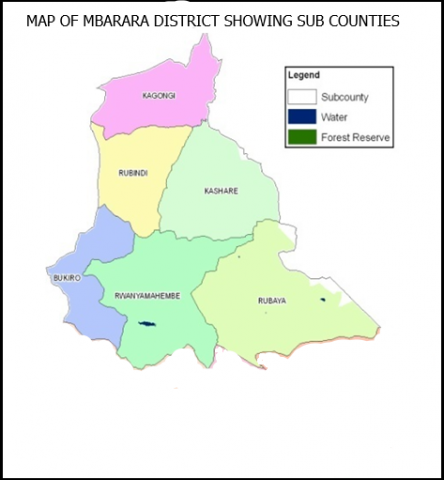 Map Of Mbarara District Facts And Figures | Mbarara District